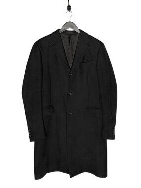 Prada 2013 Black Wool Classic Coat